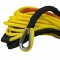 Synthetic rope 5.4 mm, 17 m, with thimble, yellow