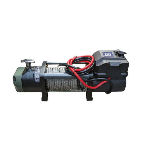 Pundmann - 55.6 kN-PR-SM-12 V-CE Synt Plus, 5670 kg, synthetic rope 26 m x 9.5 mm, standard drum, winch