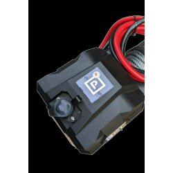 Pundmann - 55.6 kN-PR-SM-12 V-CE Synt Plus, 5670 kg, synthetic rope 26 m x 9.5 mm, standard drum, winch