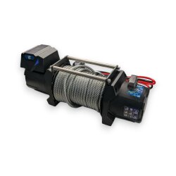 PUNDMANN - 35kN-PR-SM-12V-EN1 PLUS, 3560 kg, 25 m x 10 mm steel cable, standard drum, winch.