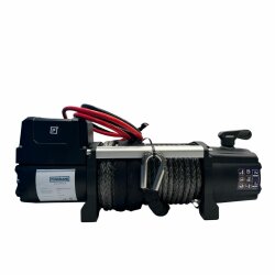 PUNDMANN - 35kN-PR-SM-12V-EN1 SYNT PLUS, 3560 kg, synthetic rope 25 m x 10 mm, standard drum, winch.