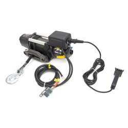 PUNDMANN - 20.03kN-PR-SM-12V-CE SYNT 2041 kg, synthetic rope 15.2 m x 6.5 mm, standard drum, winch