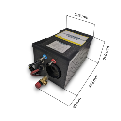 Pundmann Therm Boiler AIR mit zwei Heizungen 230V-500W / 12V-200W 6L