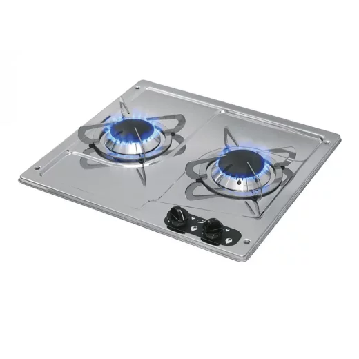 Gas Stove CAN PC1322, 2 Burners, for Motorhomes/Boats