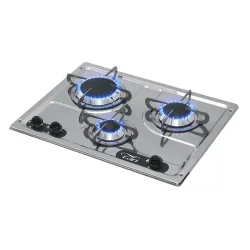 Three-burner gas stove with manual ignition - CAN PC1323-S