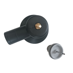 Angled drain plug Reich for sinks, diameter 39 mm