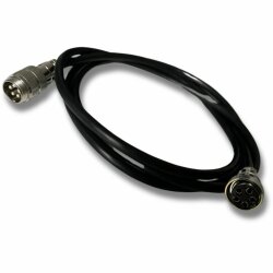 Remote control extension harness for Pundmann winches, GX20 5-pin Male-to-Female Cable, 2m, 18AWG, PVC