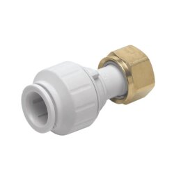 Straight Connector with Nut 10 x 1/2" John Guest...