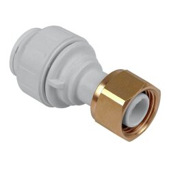 Straight Connector with Nut 12 x 1/2" John Guest...