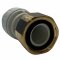 Straight Connector with Nut 15 x 3/4&quot; with Flat Seal John Guest PEMSTC1516-FS