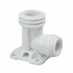 Wall Plate Elbow Ninety Degrees 15 x 1/2” BSP with...